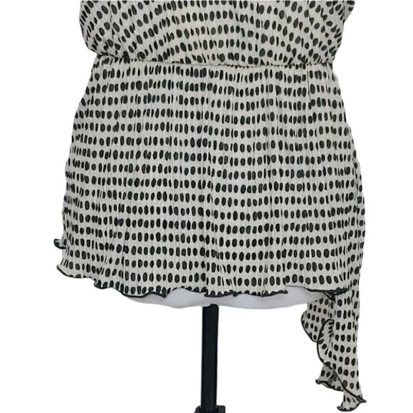 NWT ZARA Polka dot elastic waist asymmetrical hem camisole - Picture 6 of 13